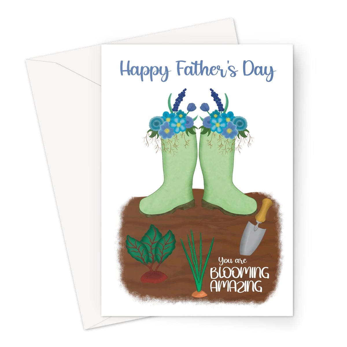 Fishing Father's Day Card - Cute Fisherman