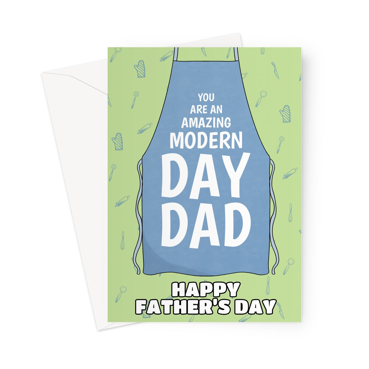 Modern Dad Happy Father's Day Card