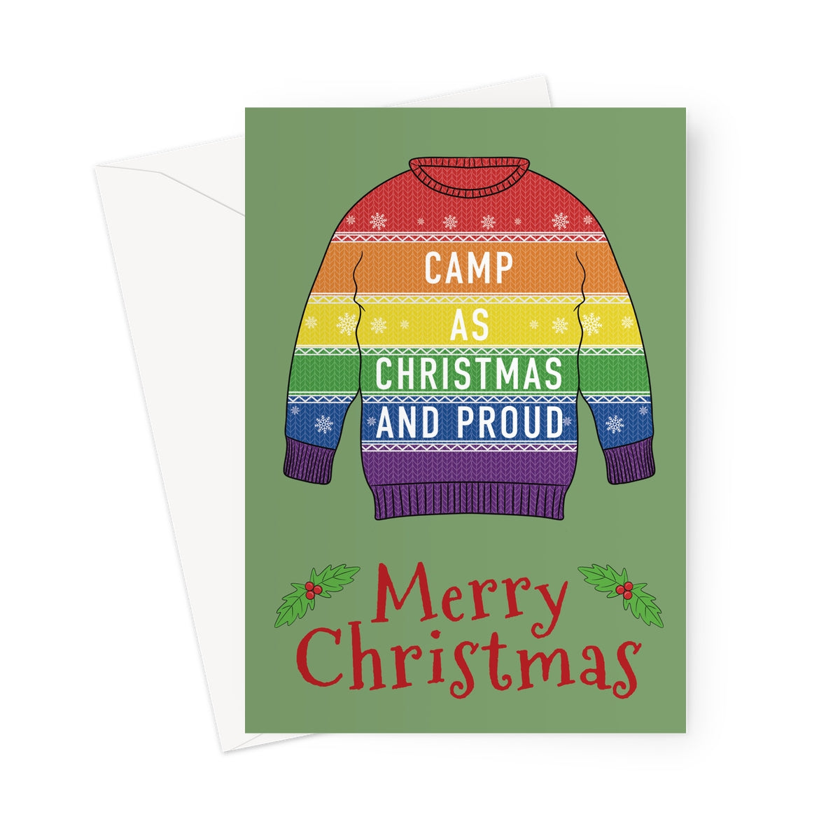 Camp As Christmas Jumper Card