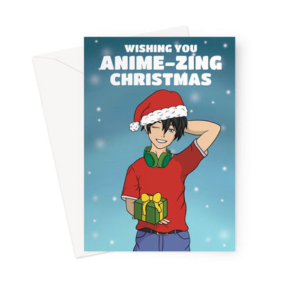 Anime Christmas Card For Him