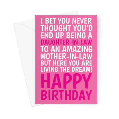 Funny Greeting Card For Daughter-In-Law