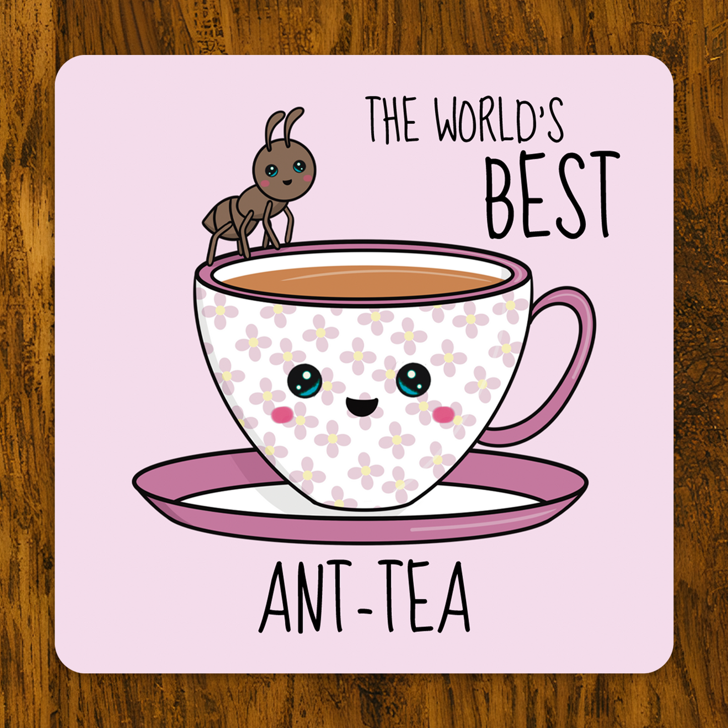 Tea Coaster For An Auntie