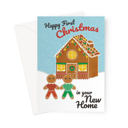 LGBTQ+ New Home Christmas Card - Gingerbread