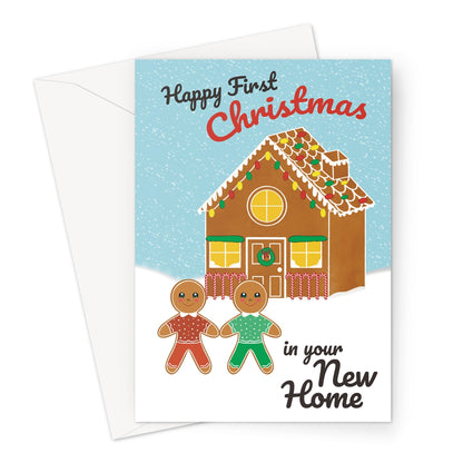 LGBTQ+ New Home Christmas Card - Gingerbread