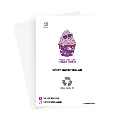 Alien Spaceship 6th Birthday Card