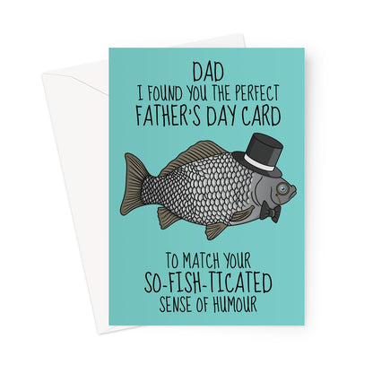 Funny Father's Day Card - Sophisticated Dad Joke