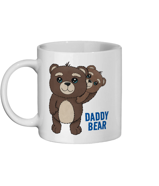 Cute Daddy Bear Mug | Father's Day Mug - Front Side