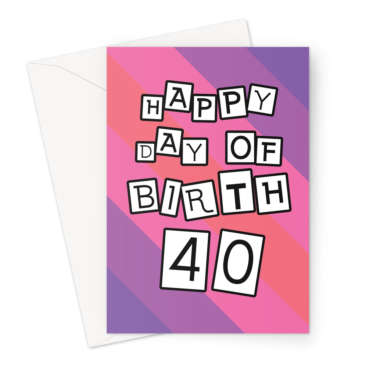 40th Birthday Card For Her