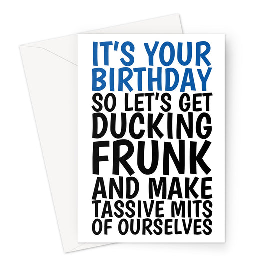 Ducking Frunk Birthday Card