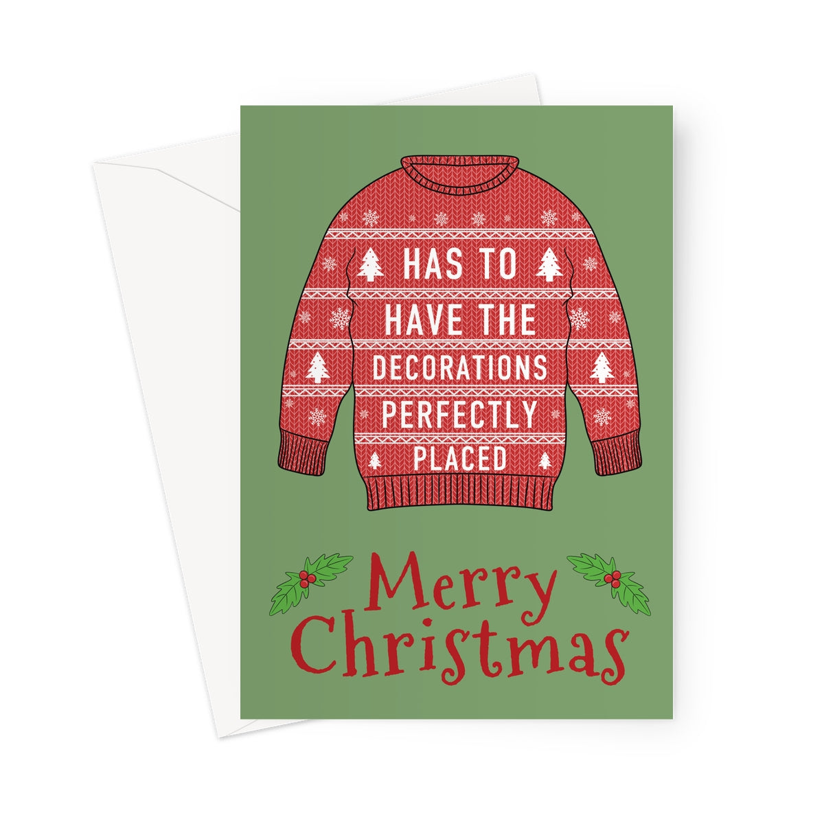 OCD Christmas Jumper Card