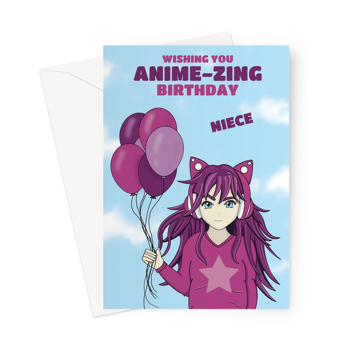 Cute Niece Anime Card