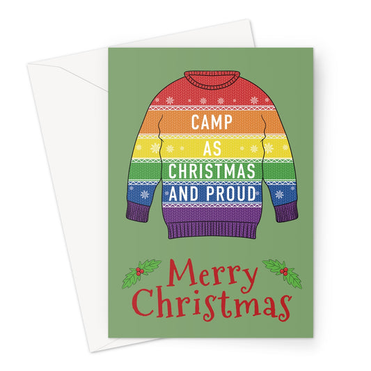 Camp As Christmas Jumper Card