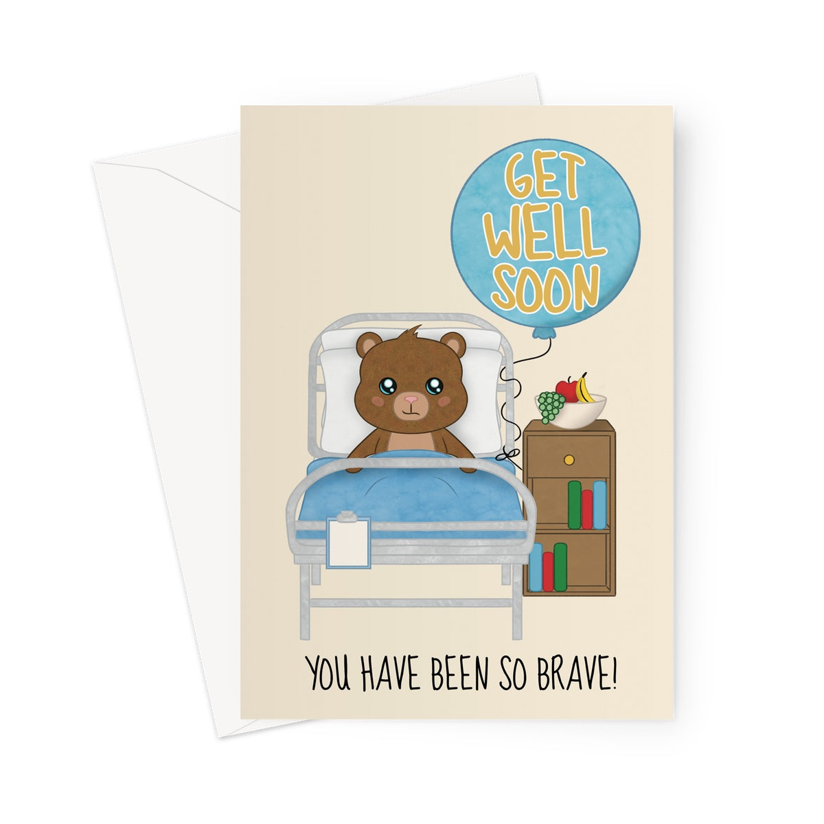 Children's get well soon card