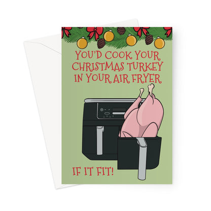 Funny Air Fryer Christmas Card