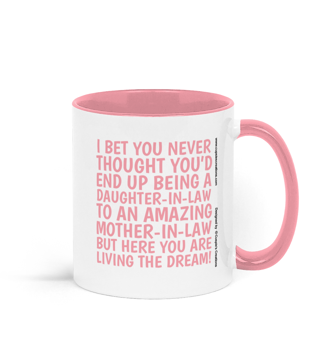 Mug For A Daughter-In-Law From A Mother-In-Law - rear view