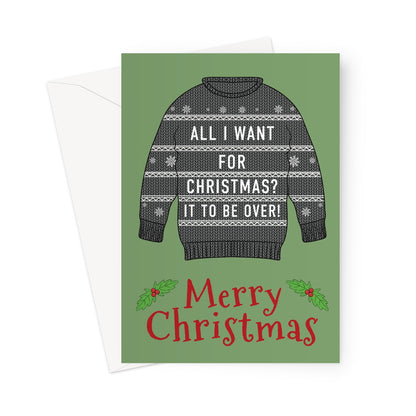 Bah Humbug Christmas Jumper Card