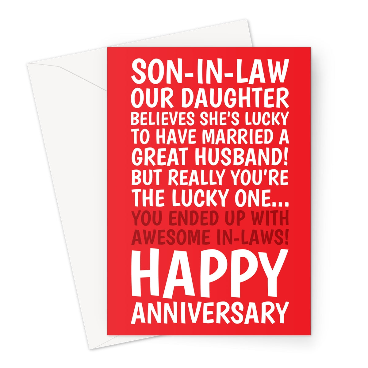 Anniversary Card For Daughter And Son-In-Law