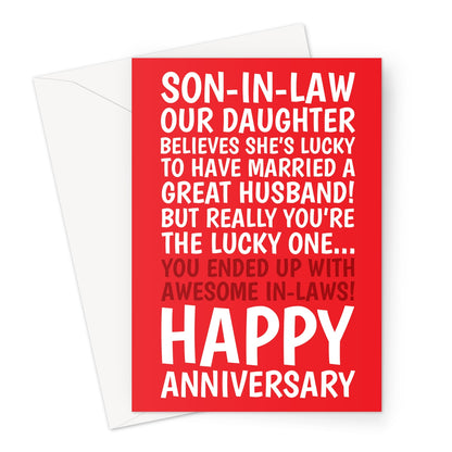 Anniversary Card For Daughter And Son-In-Law