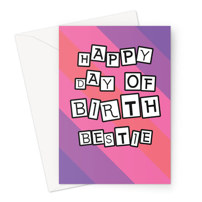 Bestie Birthday Card For Her