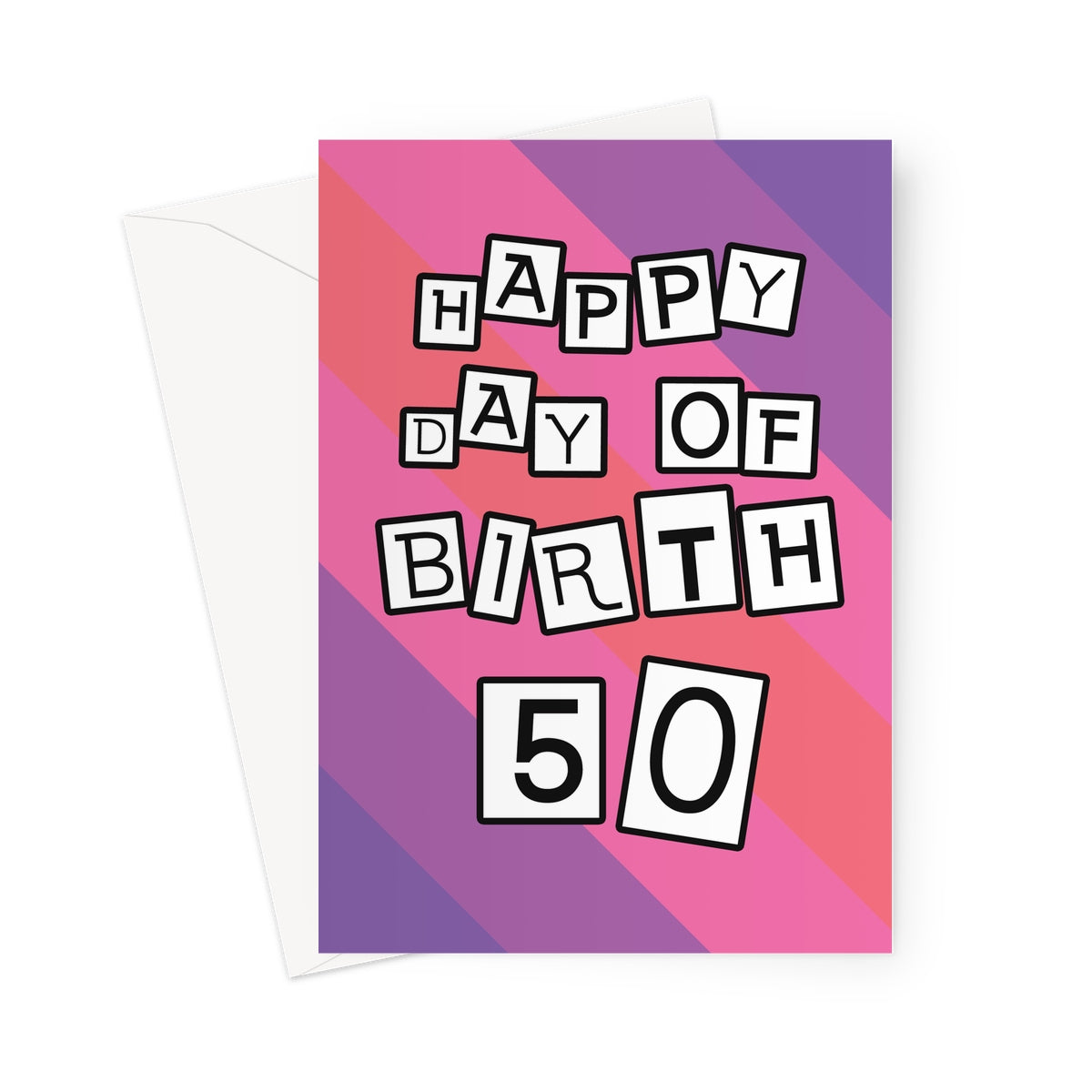 Birthday Card For A Woman's 50th