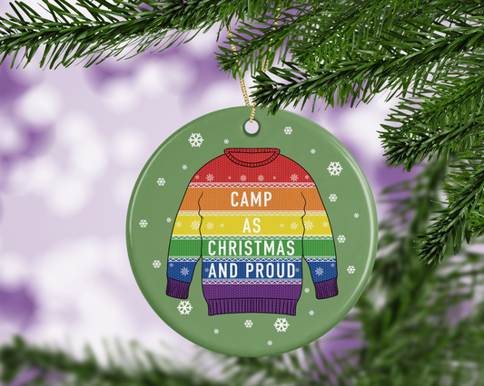 Camp As Christmas Tree Decoration