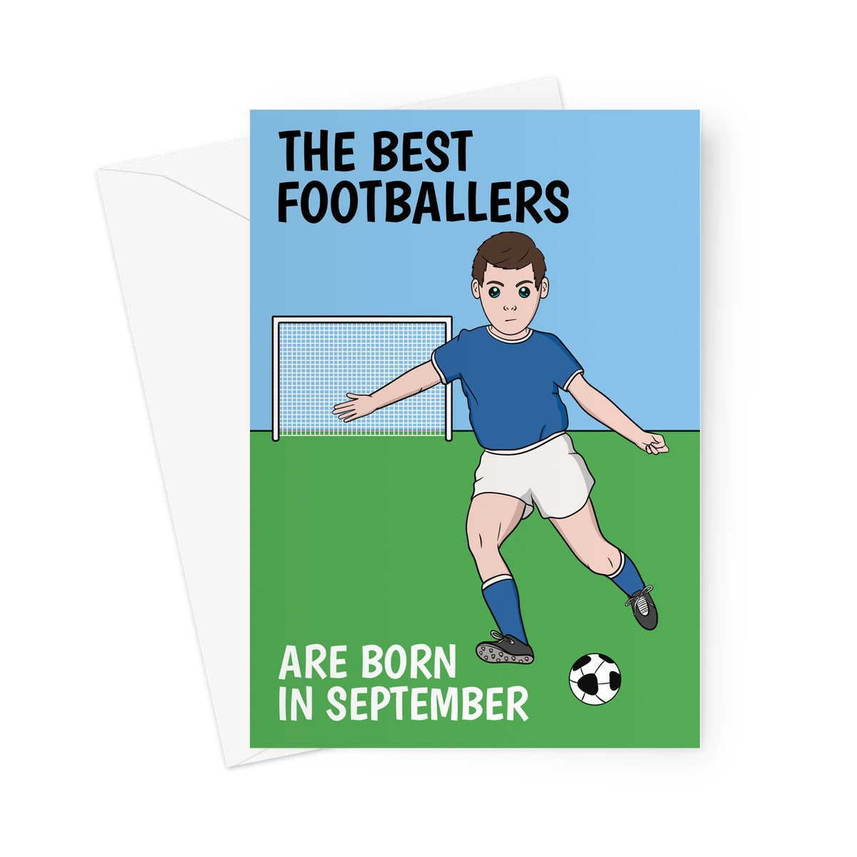 Footballer Card For September Birthday