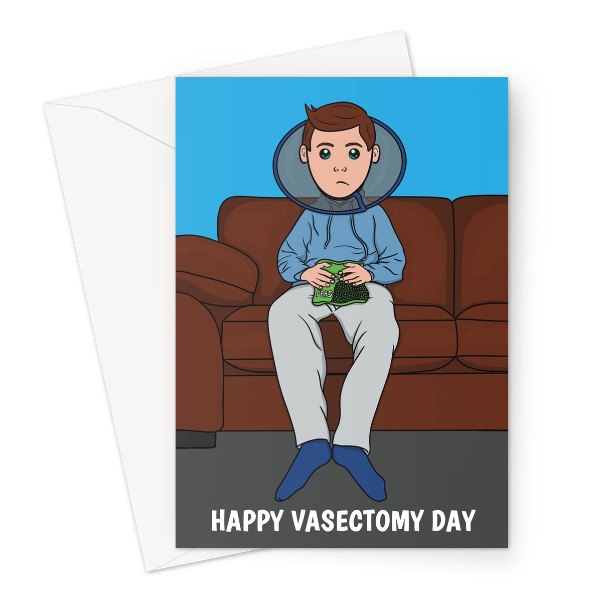 Funny Vasectomy Day Card - Get Well Soon