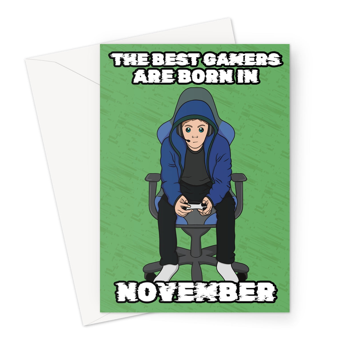 Gamer Birthday Card Born In November