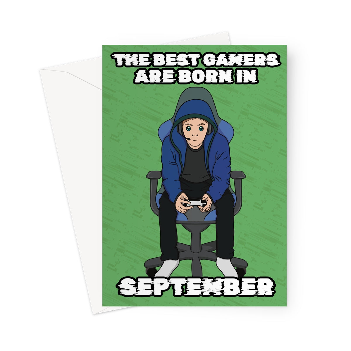 Gamer Birthday Card Born In September