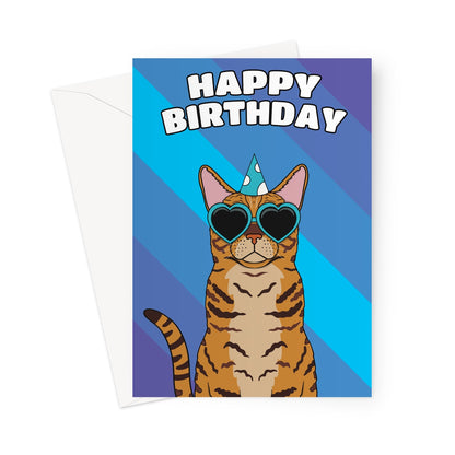 Bengal Cat Birthday Card