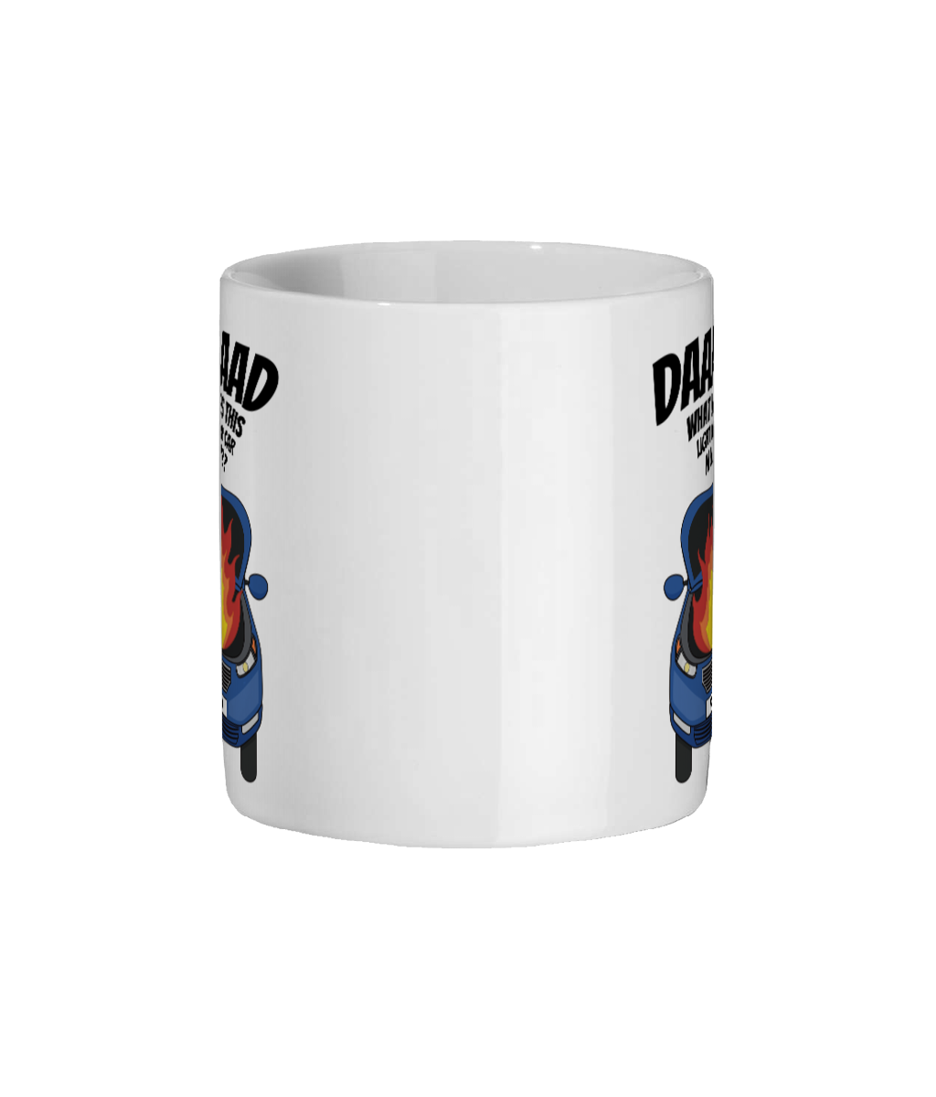 Dad Car Joke Mug | Car Advice From Dad | Father's Day Mug - Side View