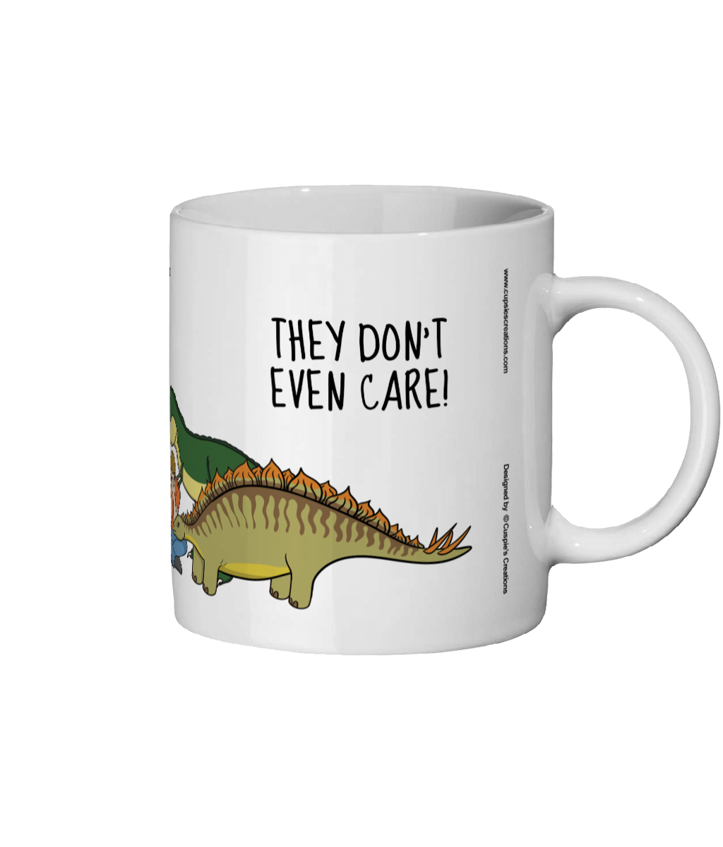 Favourite Dinosaur Mug For Adult | Funny Paleontologist Gift - Back View