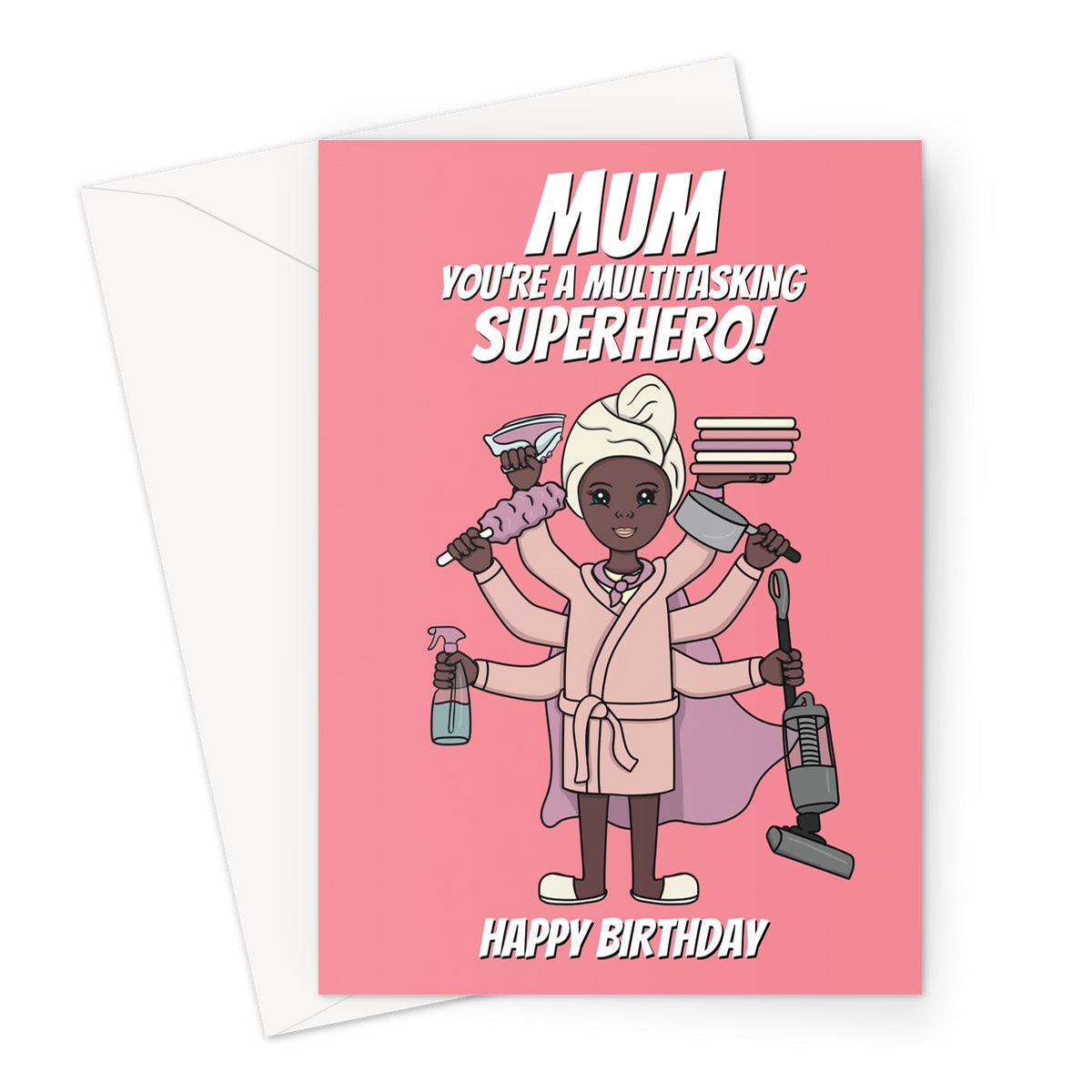 Superhero Mum Birthday Card