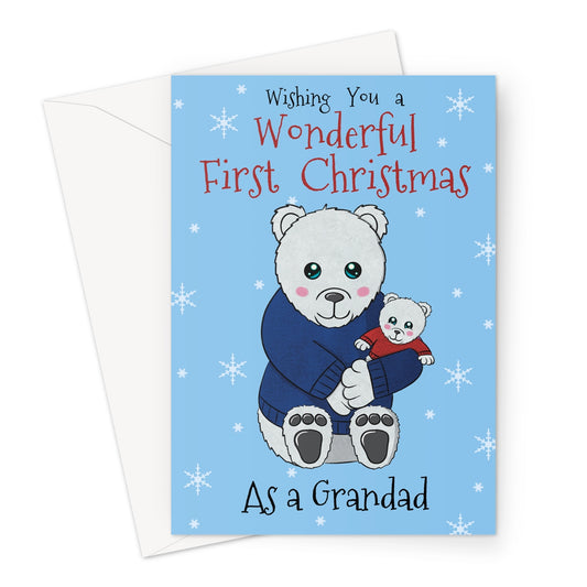 First Christmas As A Grandad Card