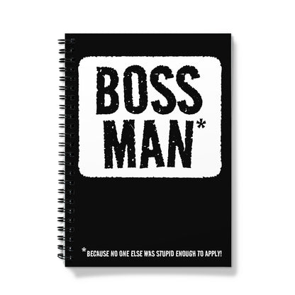 Boss Man Notebook - Funny Gift For Manager