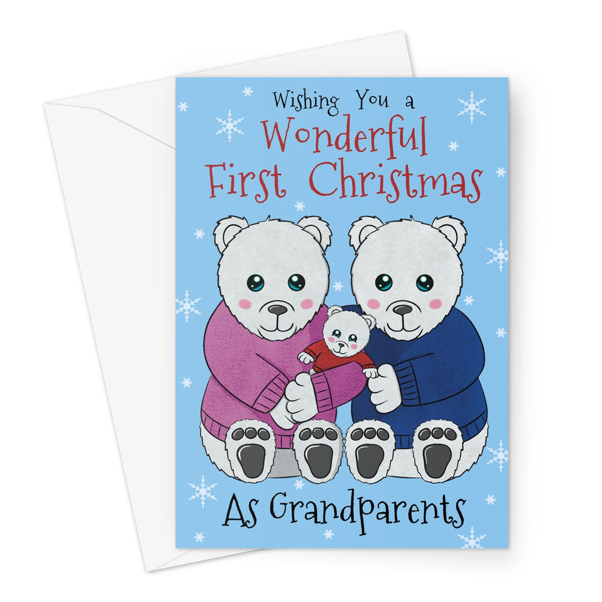 First Christmas As Grandparents Card