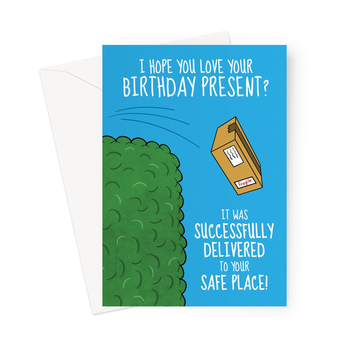 Evri Lost Parcel - Funny Birthday Card