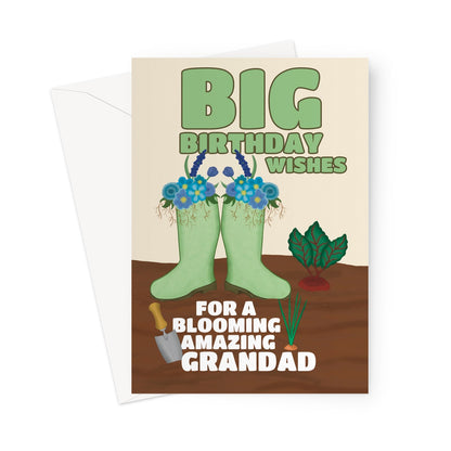 Gardener Birthday Card For Grandad