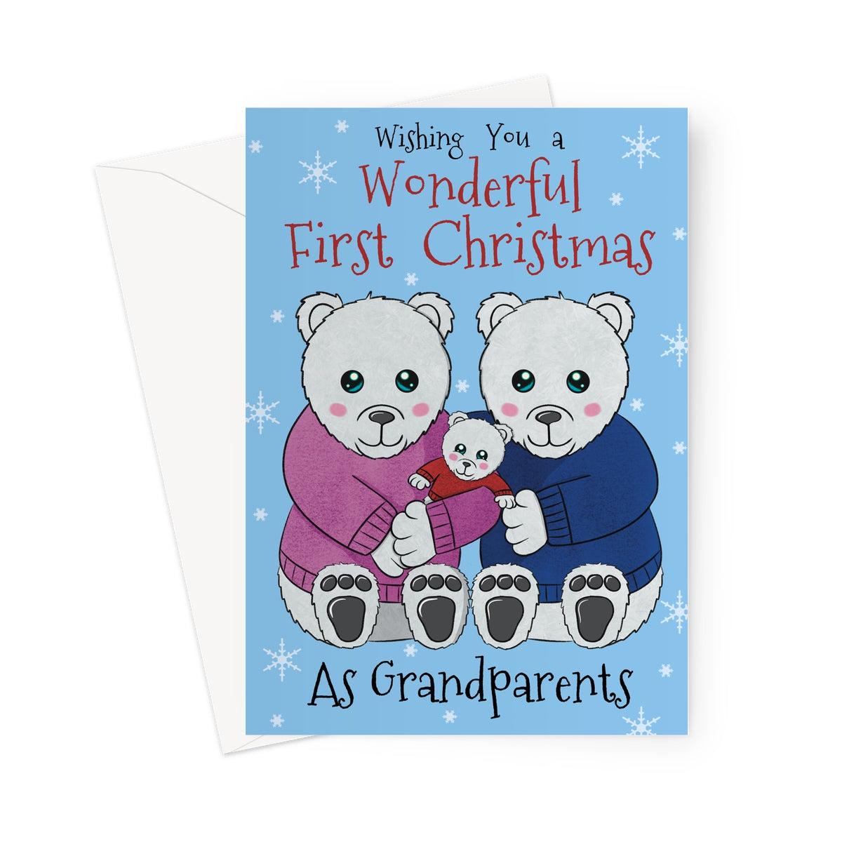 First Christmas As Grandparents Card