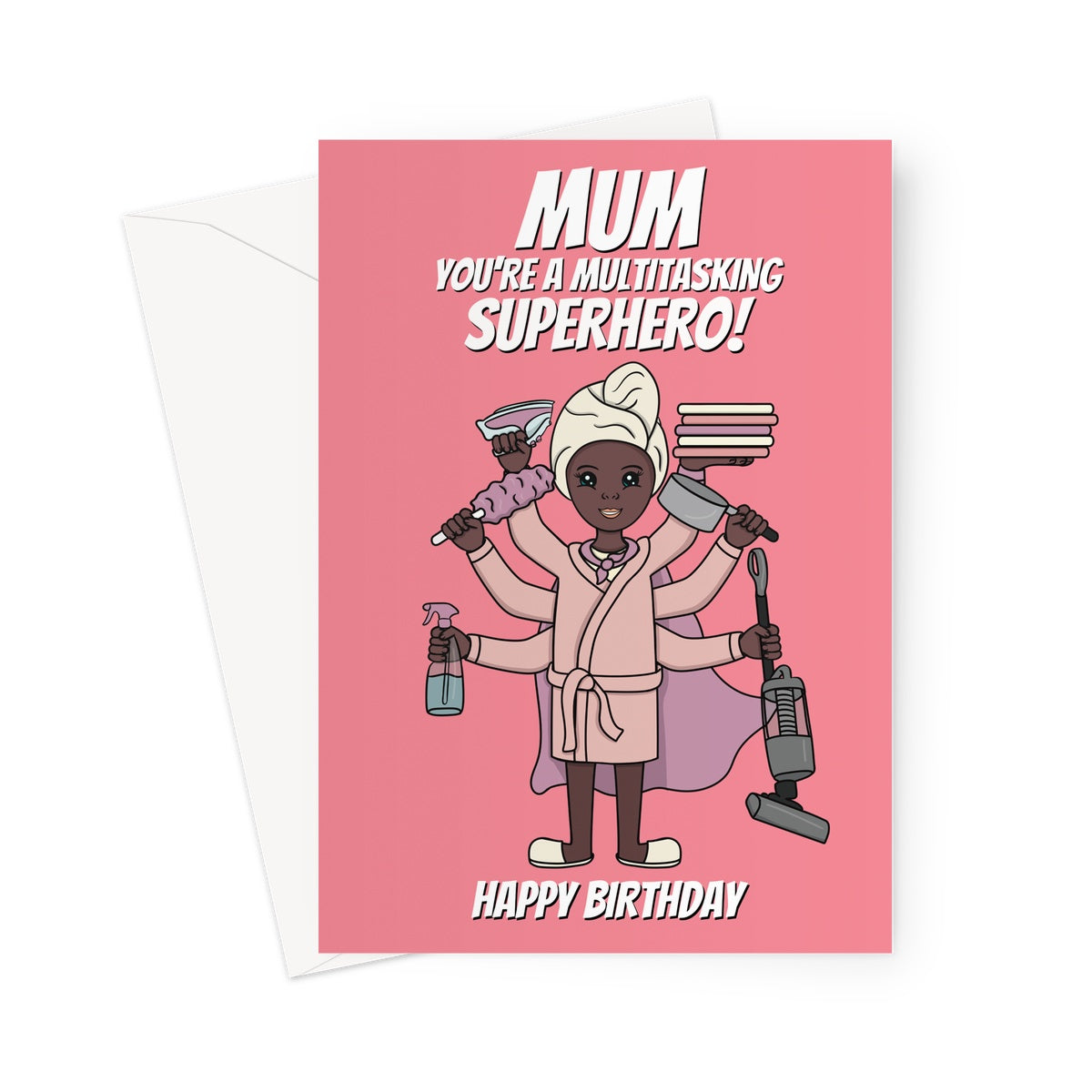 Superhero Mum Birthday Card