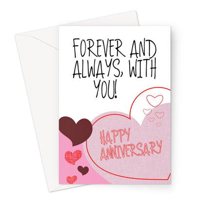 Forever And Always With You Anniversary Card