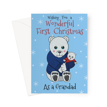 First Christmas As A Grandad Card