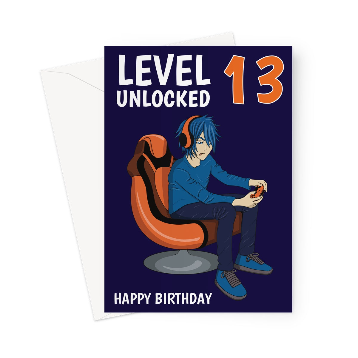 Video Gamer Birthday Card For A Boy Age 13