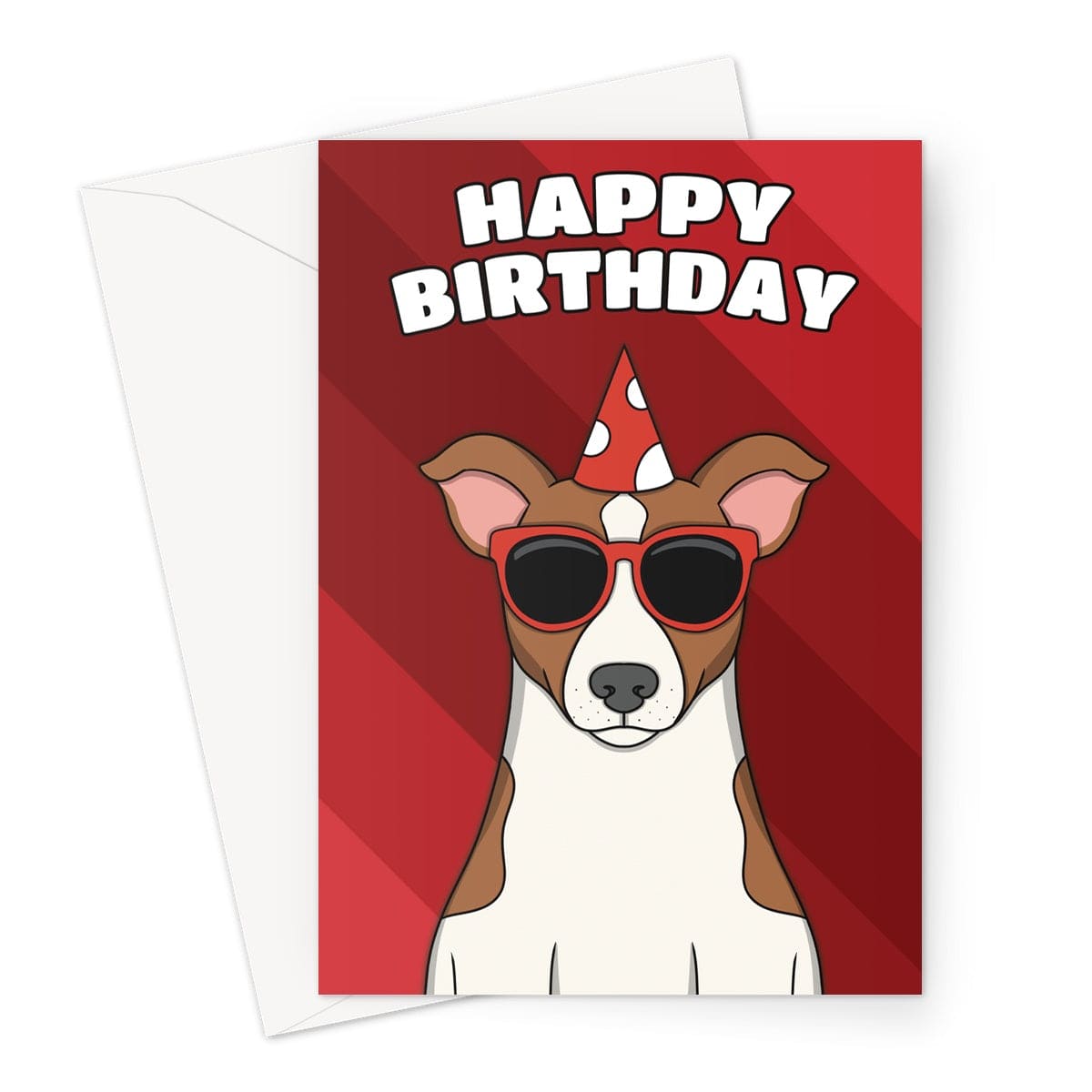 Jack Russell Dog Birthday Card A5