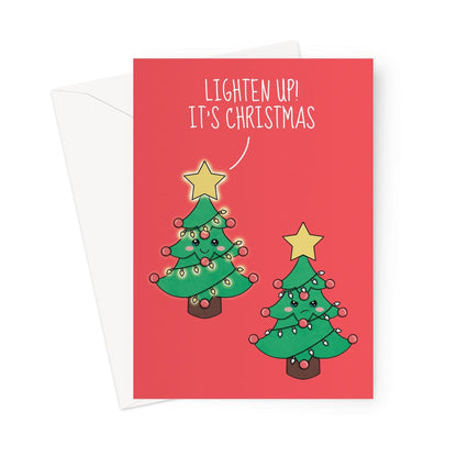 Funny Christmas Tree Card Pun Greeting Card