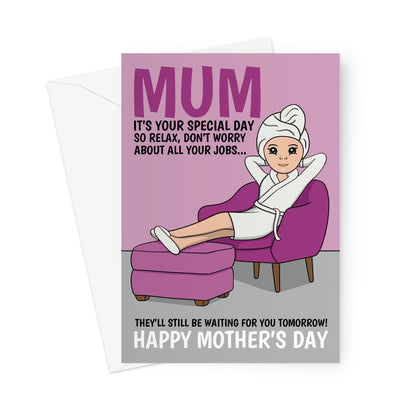 Funny Mother's Day Card From Teenager