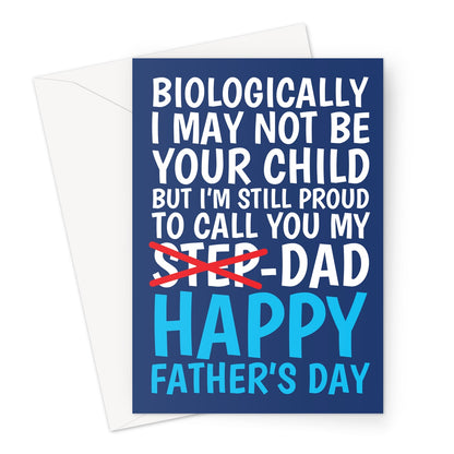 A Father's Day card for a Step-Dad who is just like a dad.