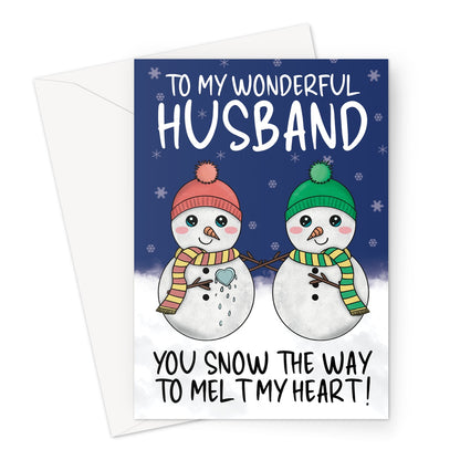 Heartfelt Christmas Card For Husband