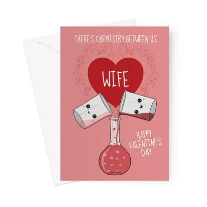 A cute Valentine's Day card for a Wife.