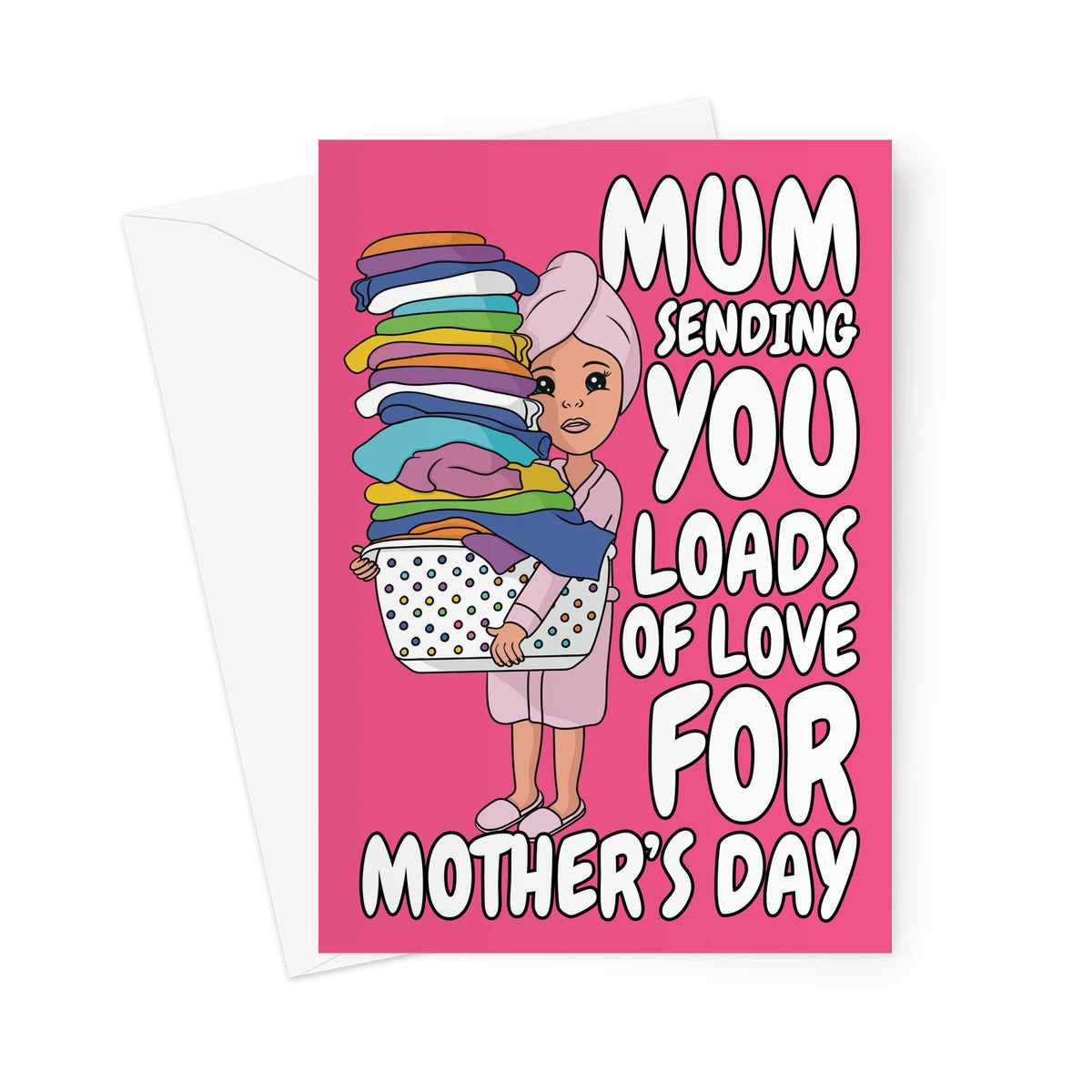 Funny Mother's Day Card - Laundry Pun
